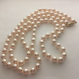 Faux Pearls 36" - 7 1/2mm